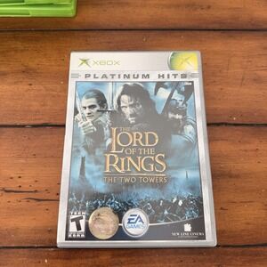 The Lord of the Rings: The Two Towers Original Xbox CIB Tested